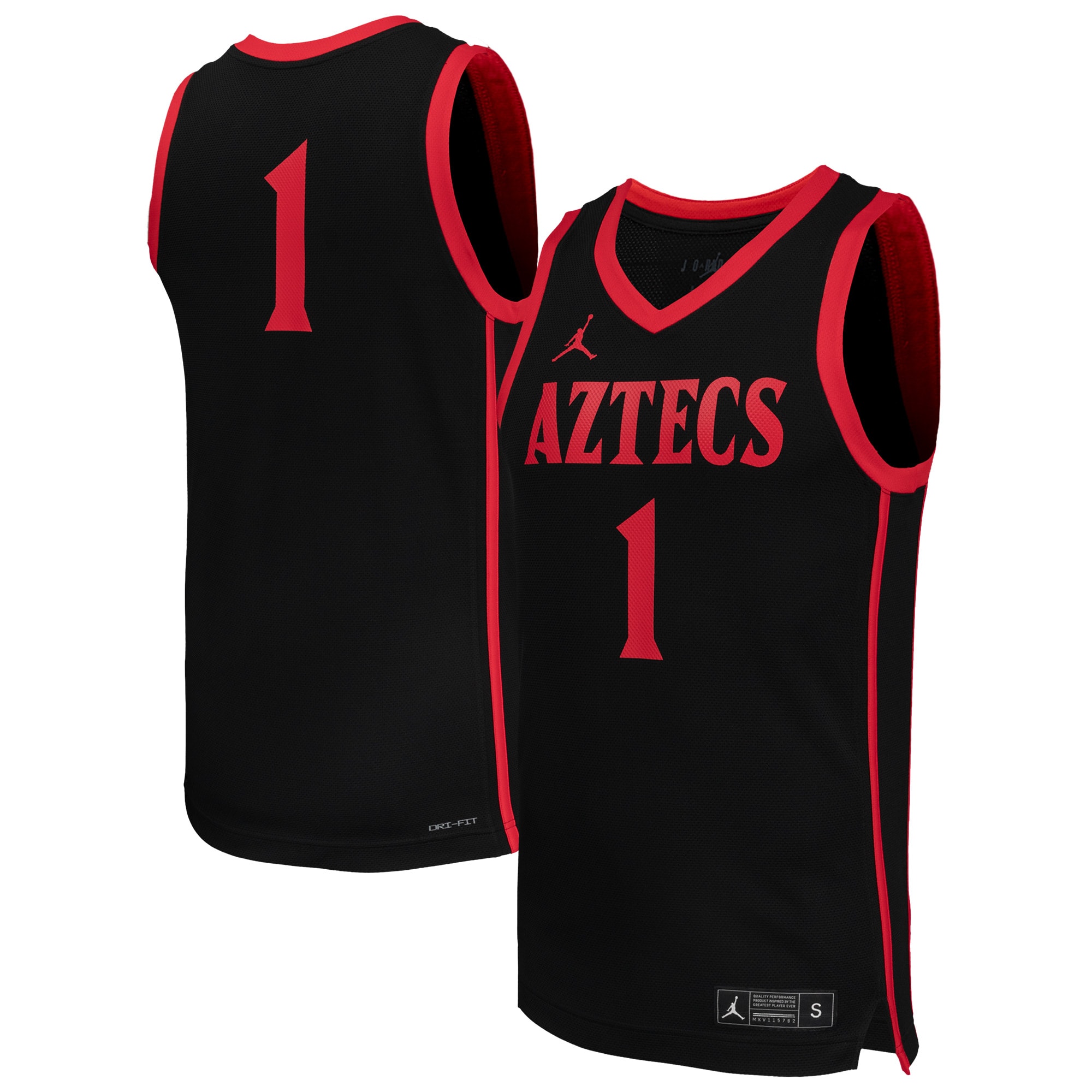 Women's San Diego State Black Replica Jersey