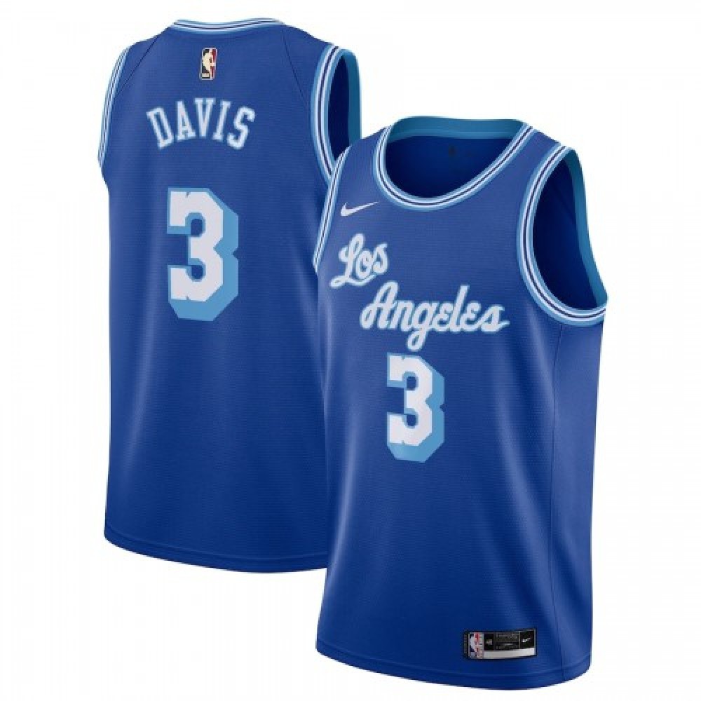 Men's Los Angeles Lakers 2020/21 Blue Classic Swingman Jersey