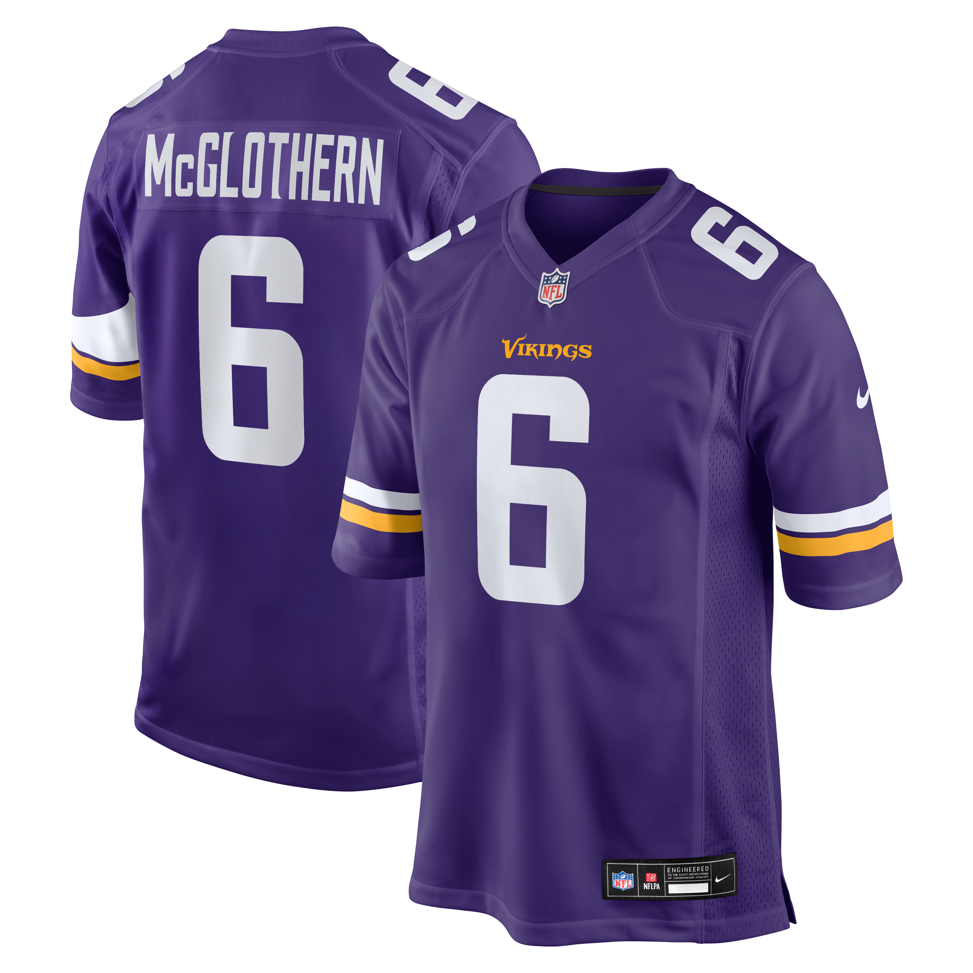 Kids' Minnesota Vikings Purple Game Jersey