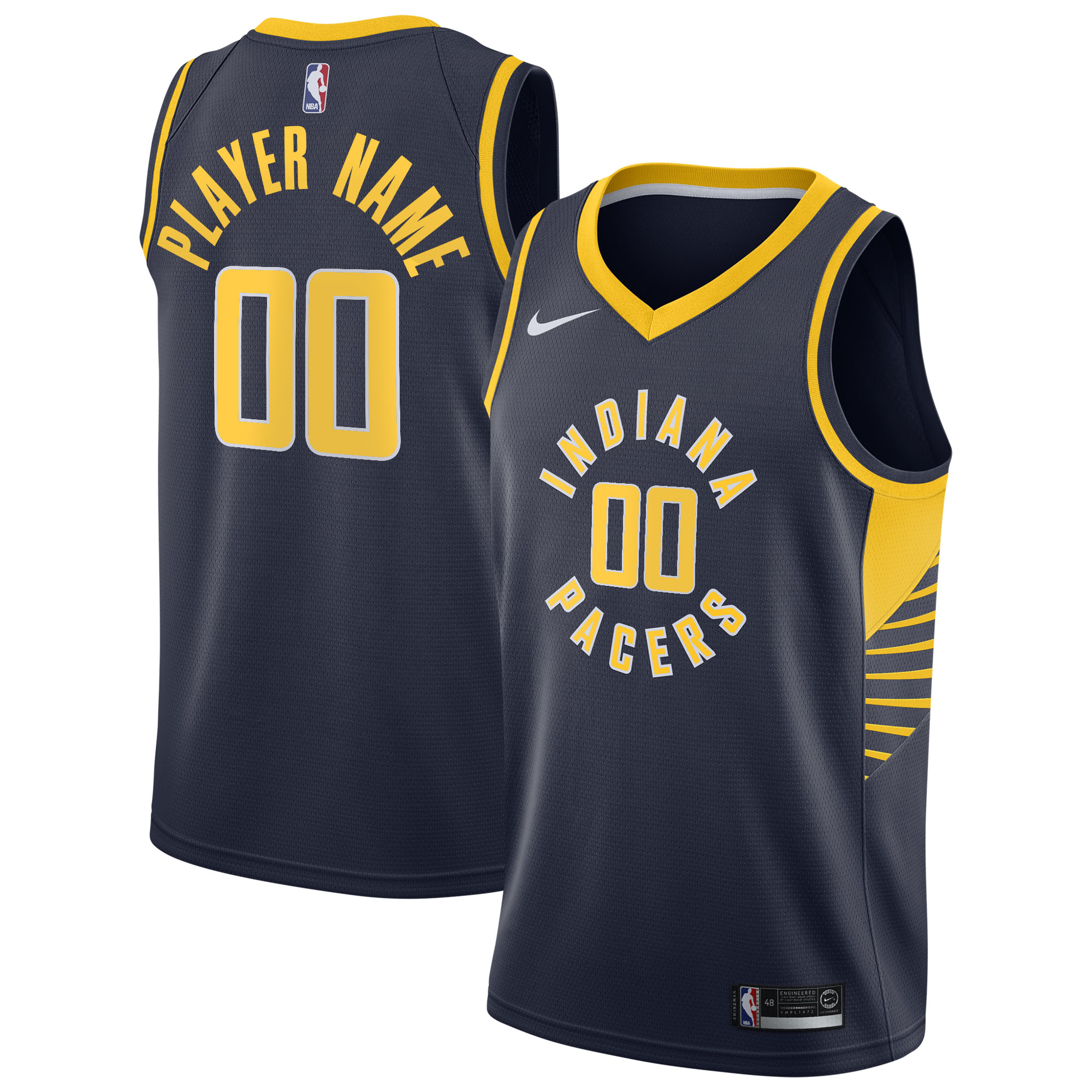 Women's Indiana Pacers 2020/21 Navy Icon Swingman Jersey