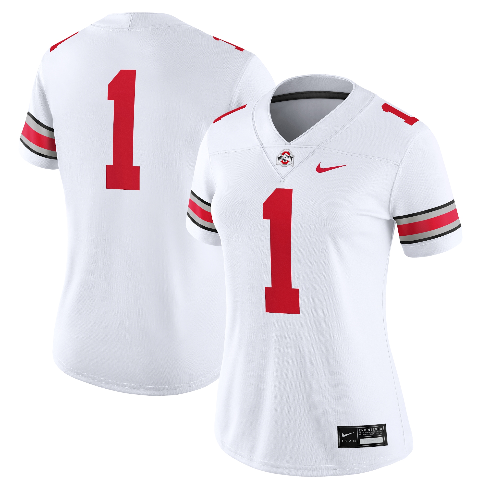 Women's Ohio State Buckeyes White Game Jersey