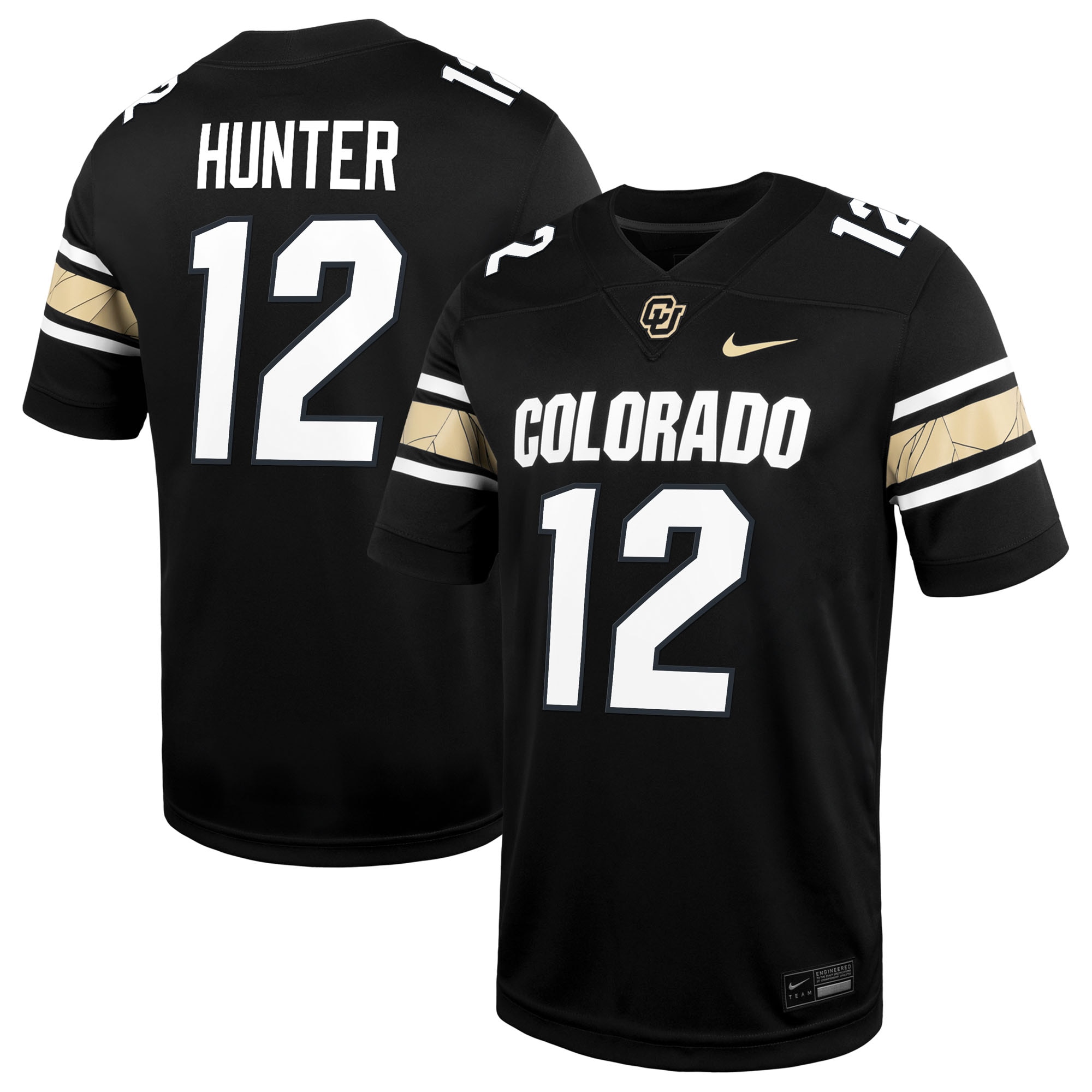 Kids' Hunter Colorado Buffaloes Black Game Jersey
