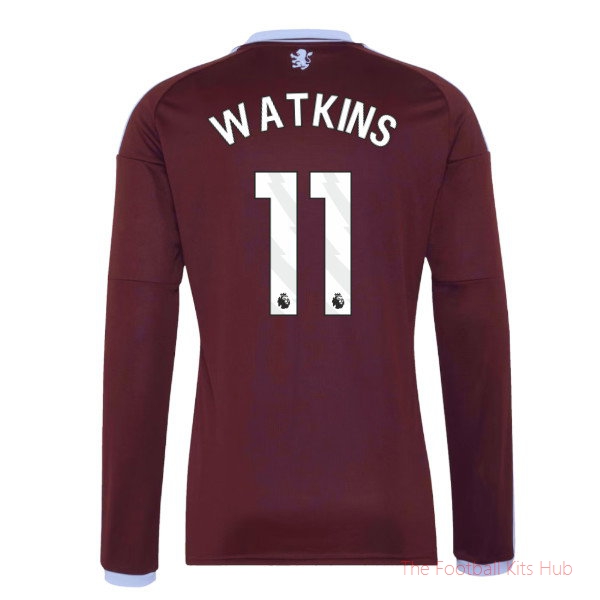 Men's Aston Villa 2026/27 Home Long Sleeve Jersey
