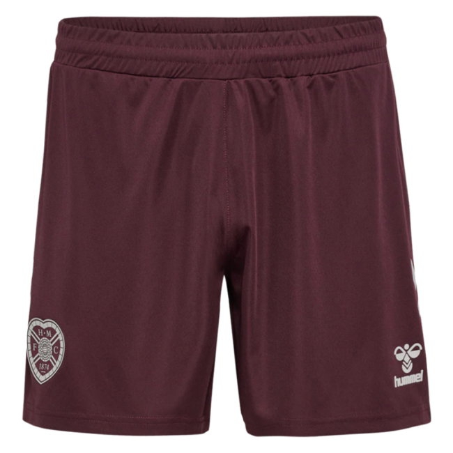 Men's Hearts 2026/27 Maroon Away Shorts