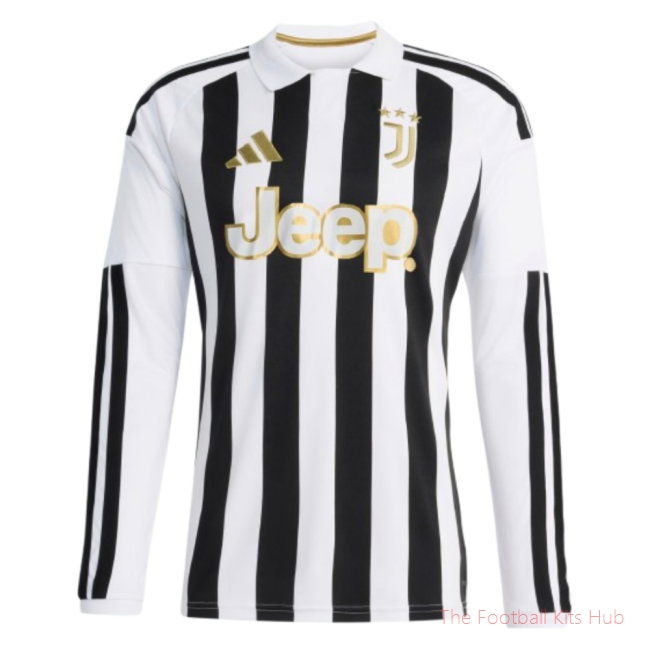 Men's Juventus 2026/27 Home Long Sleeve Jersey