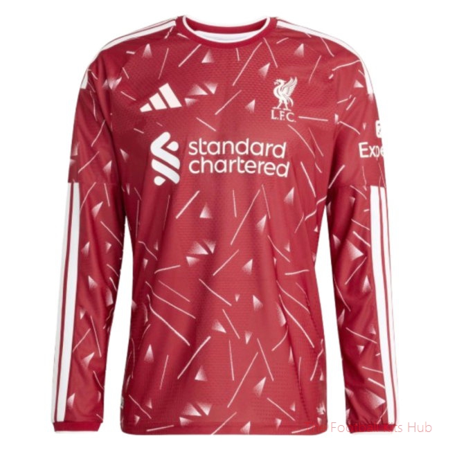 Men's Liverpool 2026/27 Home Long Sleeve Jersey