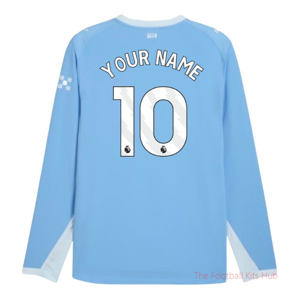 Kids' Man City 2026/27 City Long Sleeve Jersey