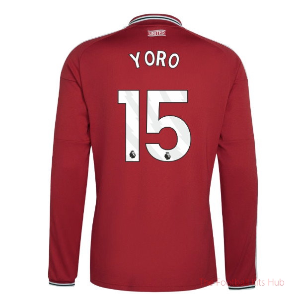 Men's Man Utd 2026/27 Home Long Sleeve Jersey