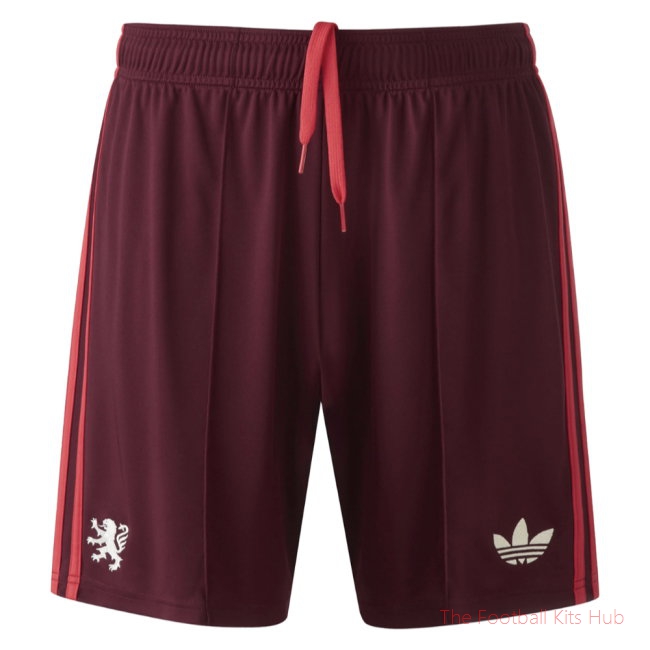 Men's Lyon 2026/27 Red Away Shorts