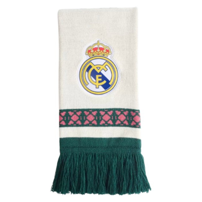Kids' Real Madrid 2026/27 White Scarf