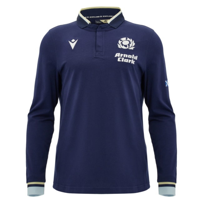 Men's Scotland 2026/27 Home Long Sleeve Jersey