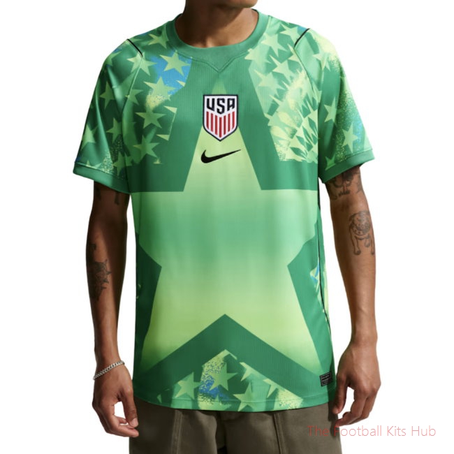 Kids' USA 2026/27 Green Jersey