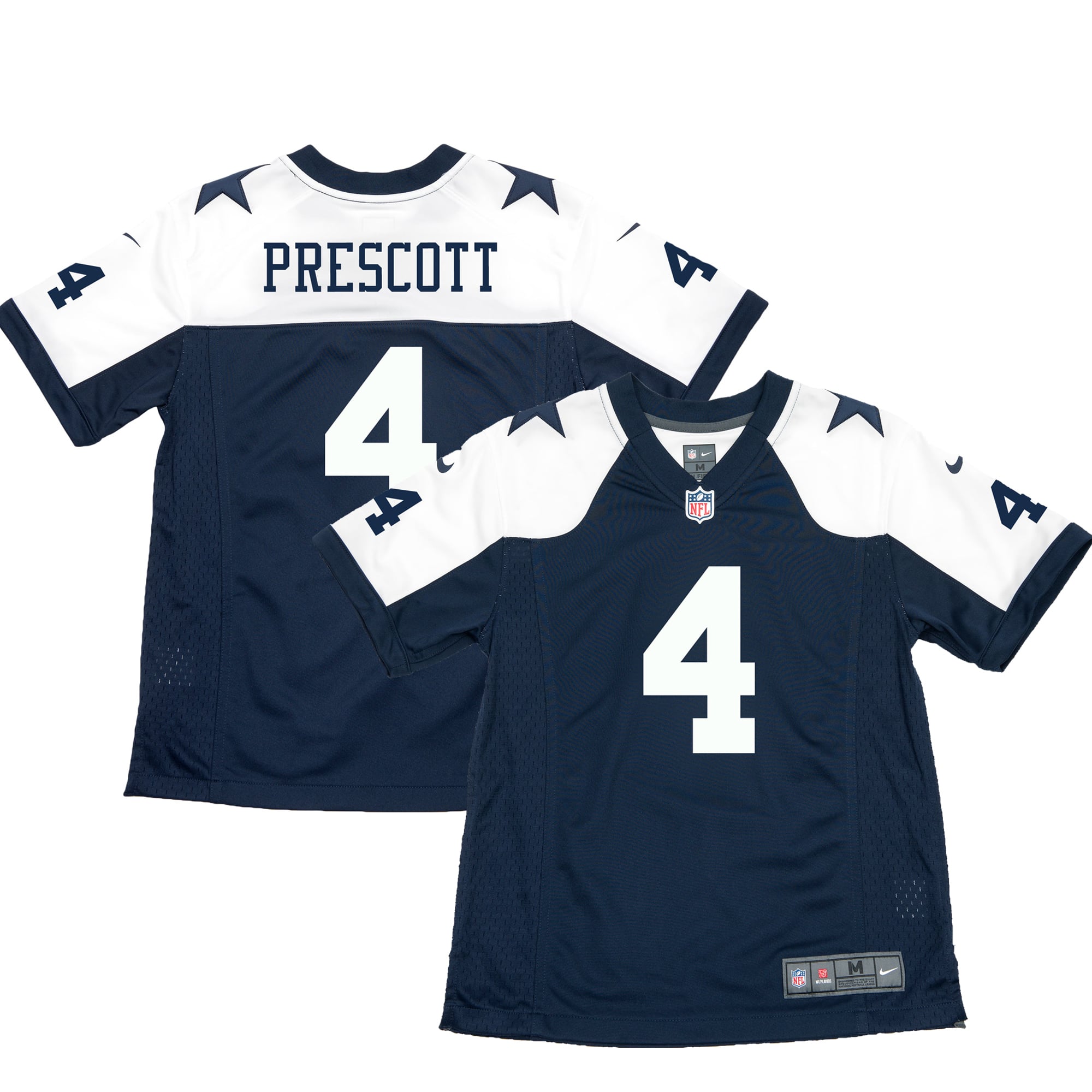 Women's Dallas Cowboys Navy Throwback Game Jersey