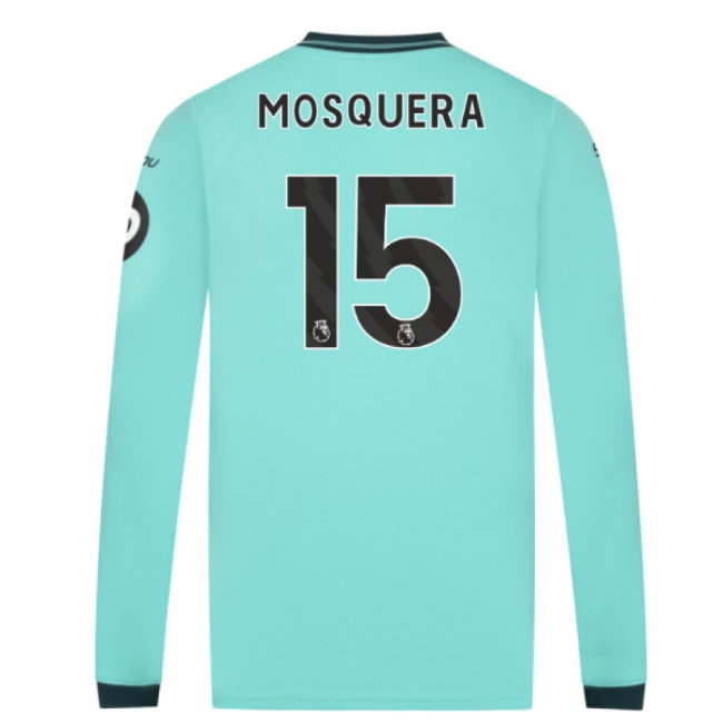 Kids' Wolves 2025/26 Away Long Sleeve Jersey