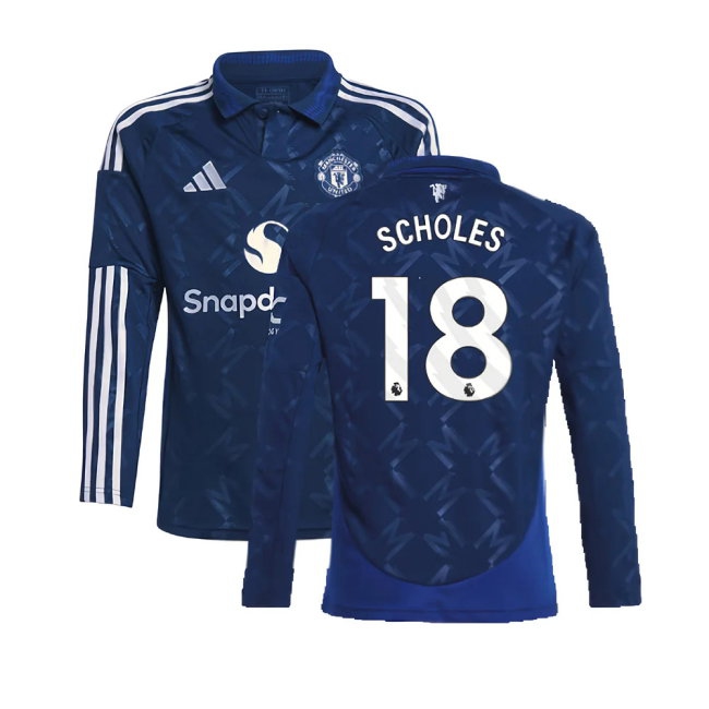Men's Man Utd 2024/25 Away Long Sleeve Jersey