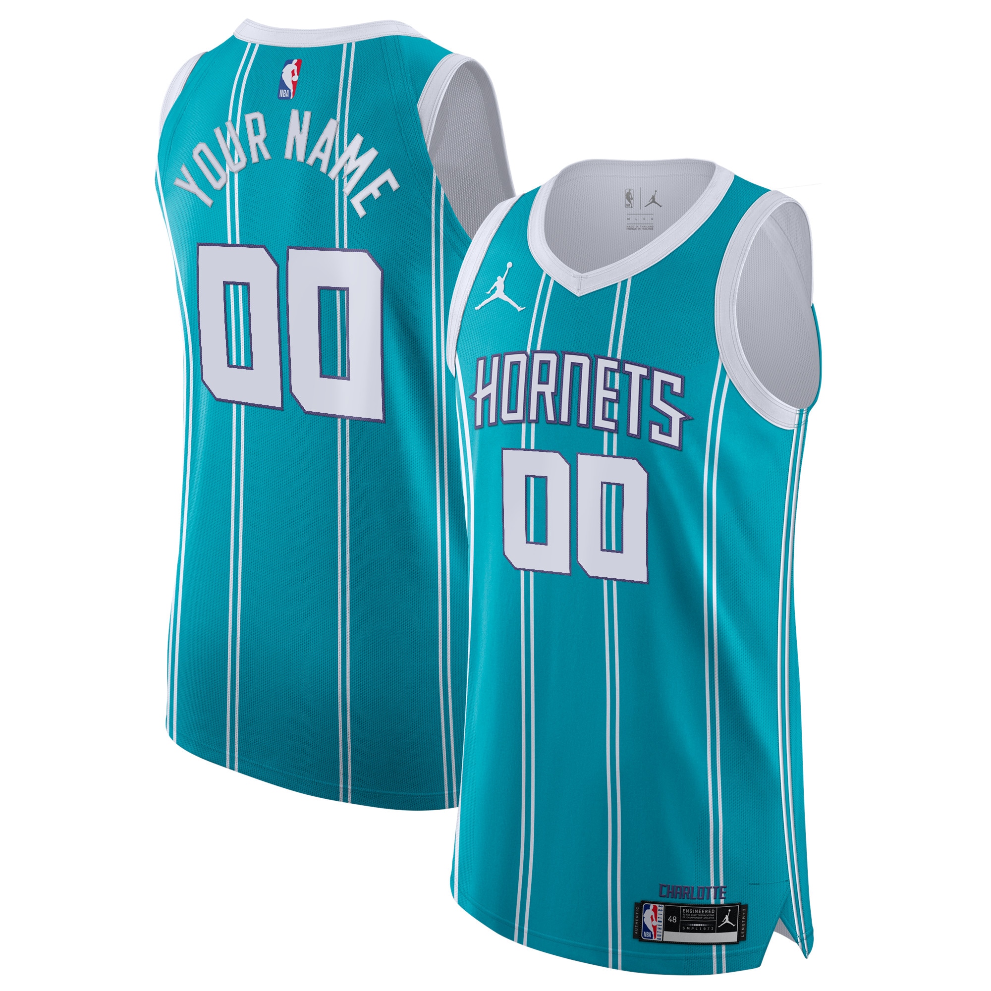 Men's Charlotte Hornets 2020/21 Teal Icon Jersey