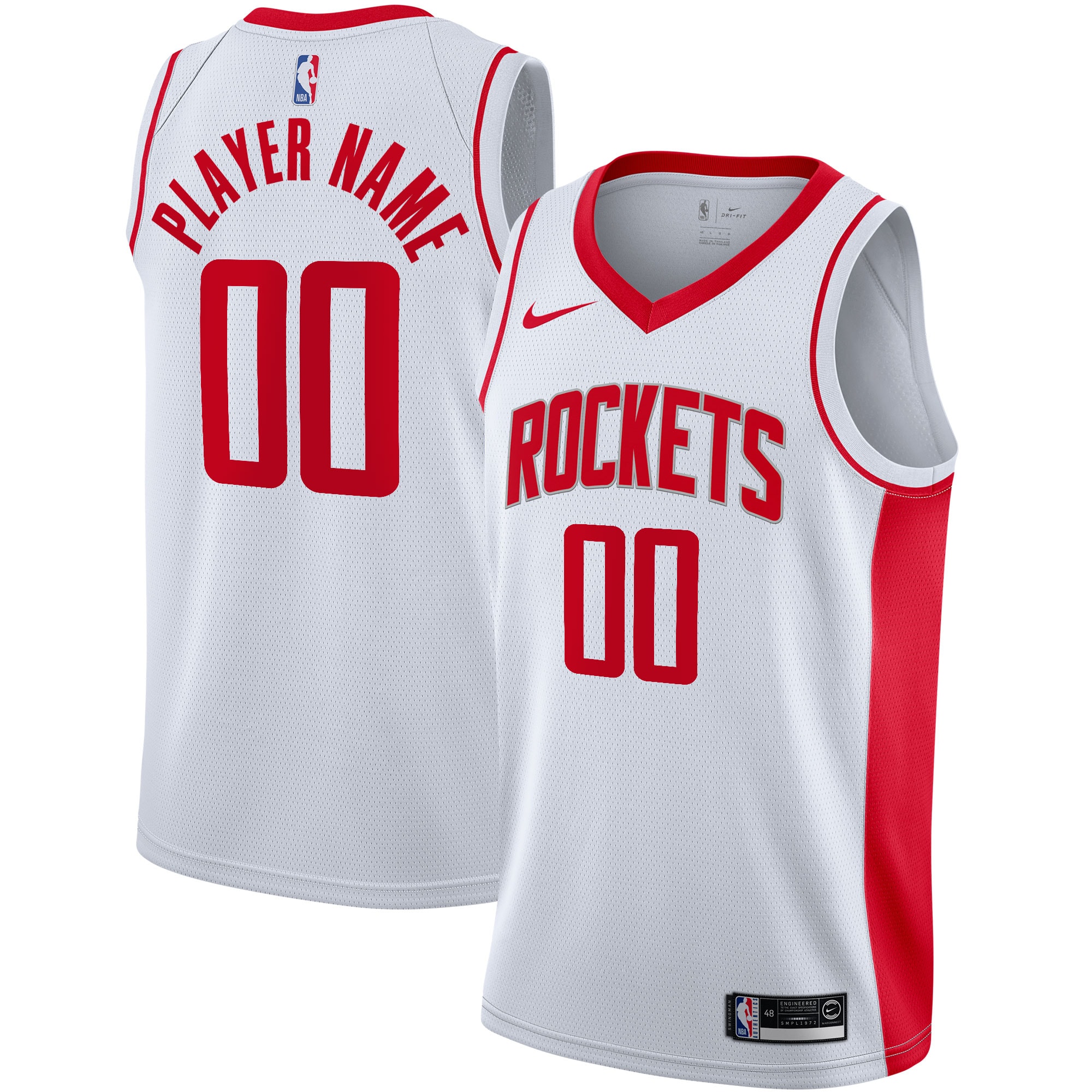 Kids' Houston Rockets 2020/21 White Swingman Jersey