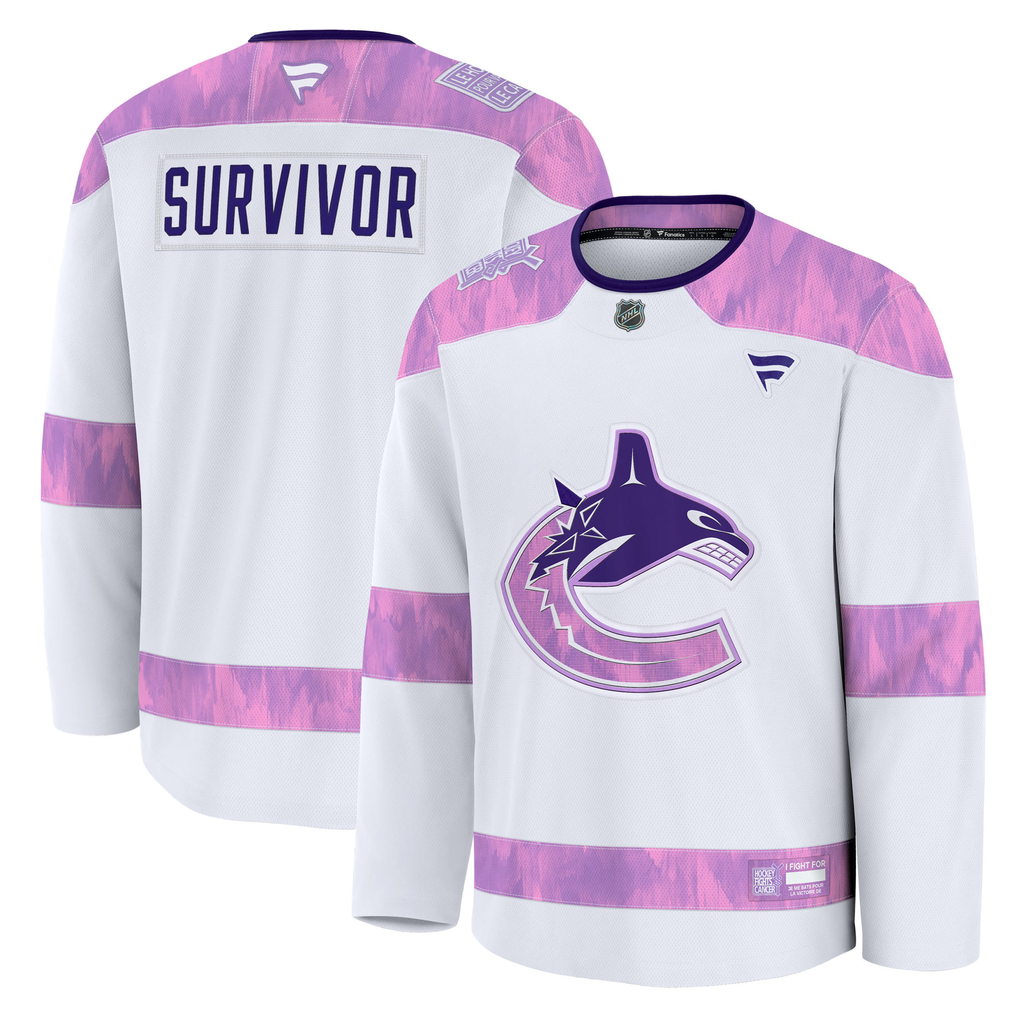 Men's Vancouver Canucks White Jersey