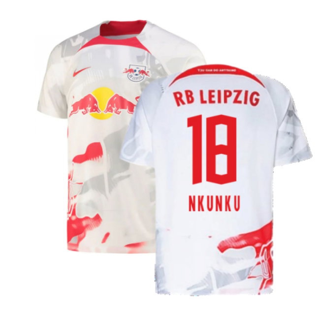 Men's Red Bull Leipzig 2022/23 White Home Jersey