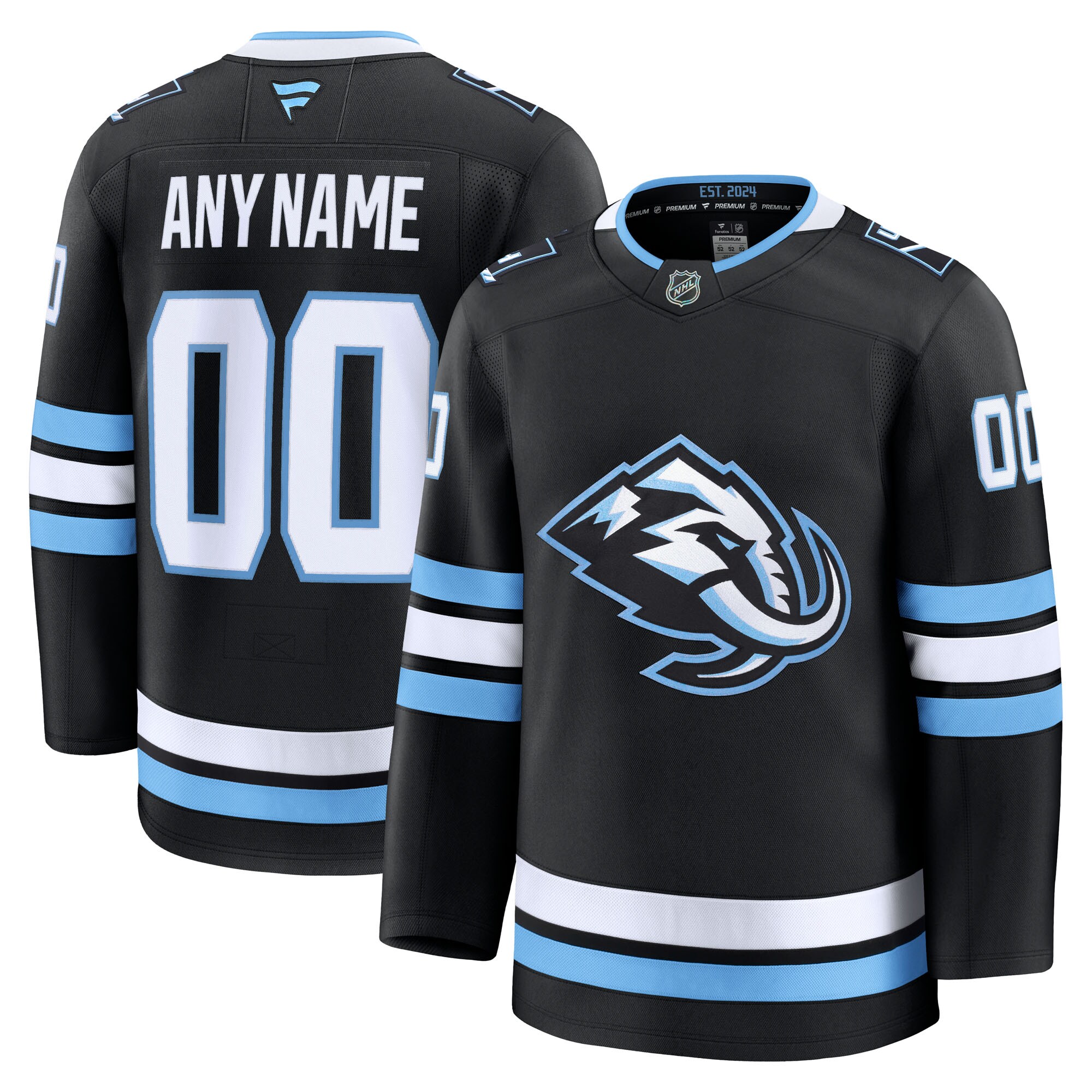 Women's Utah Mammoth Black Home Jersey