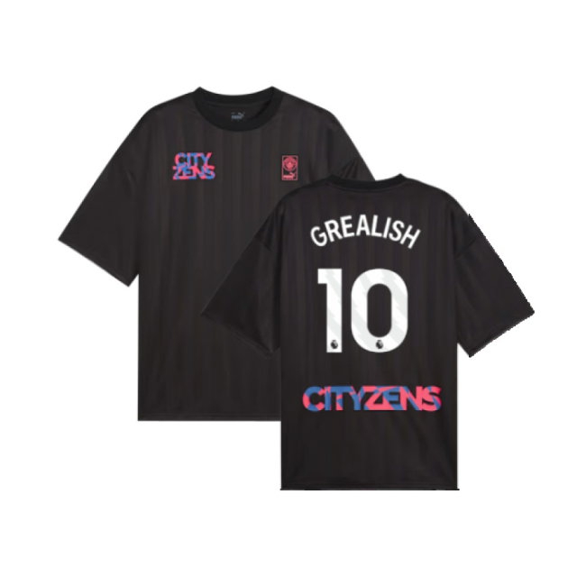 Men's Man City 2023/24 Black City Jersey
