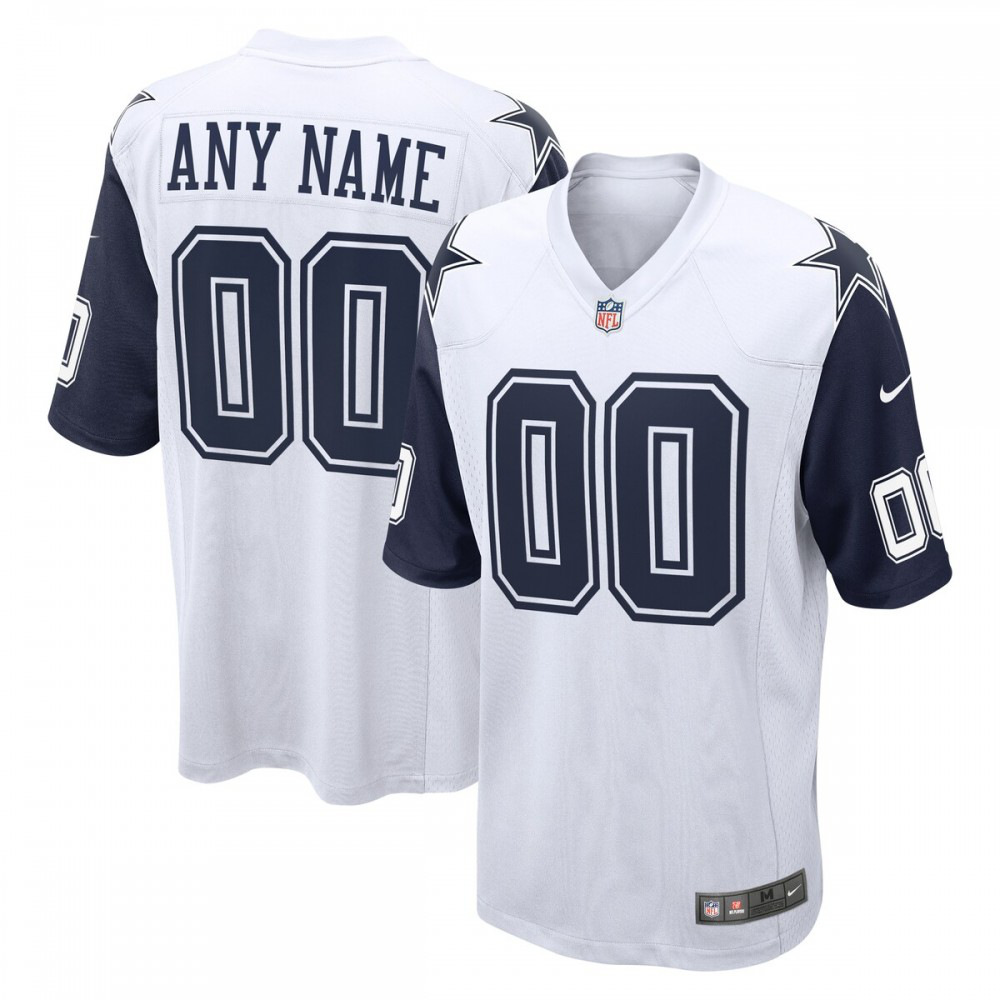 Kids' Dallas Cowboys White Game Jersey