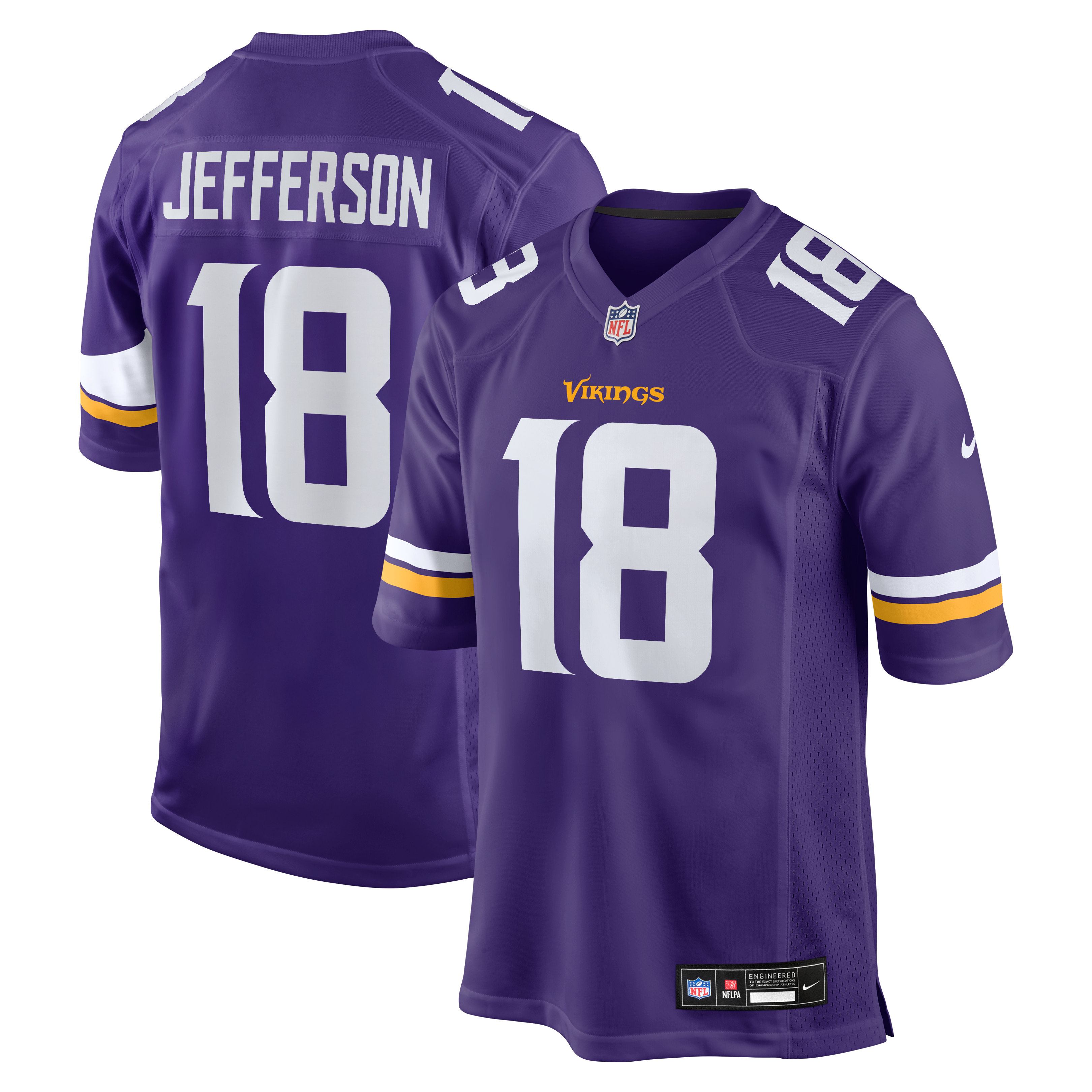 Kids' Minnesota Vikings Purple Game Jersey