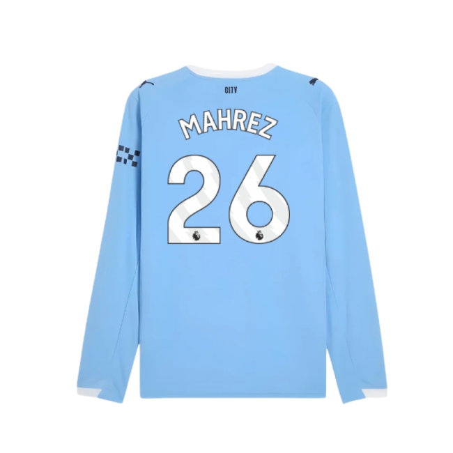 Men's Man City 2025/26 City Long Sleeve Jersey