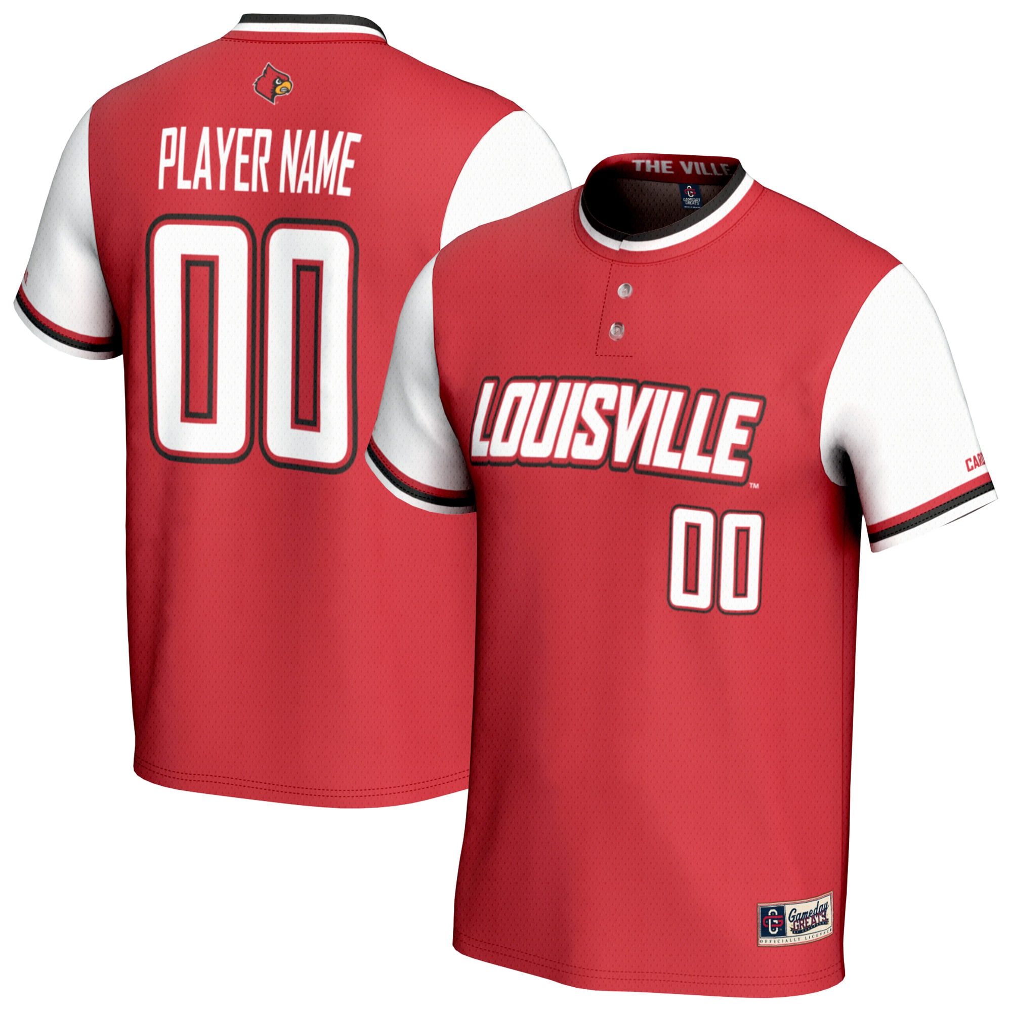 Kids' Louisville Cardinals Cardinal Player Jersey