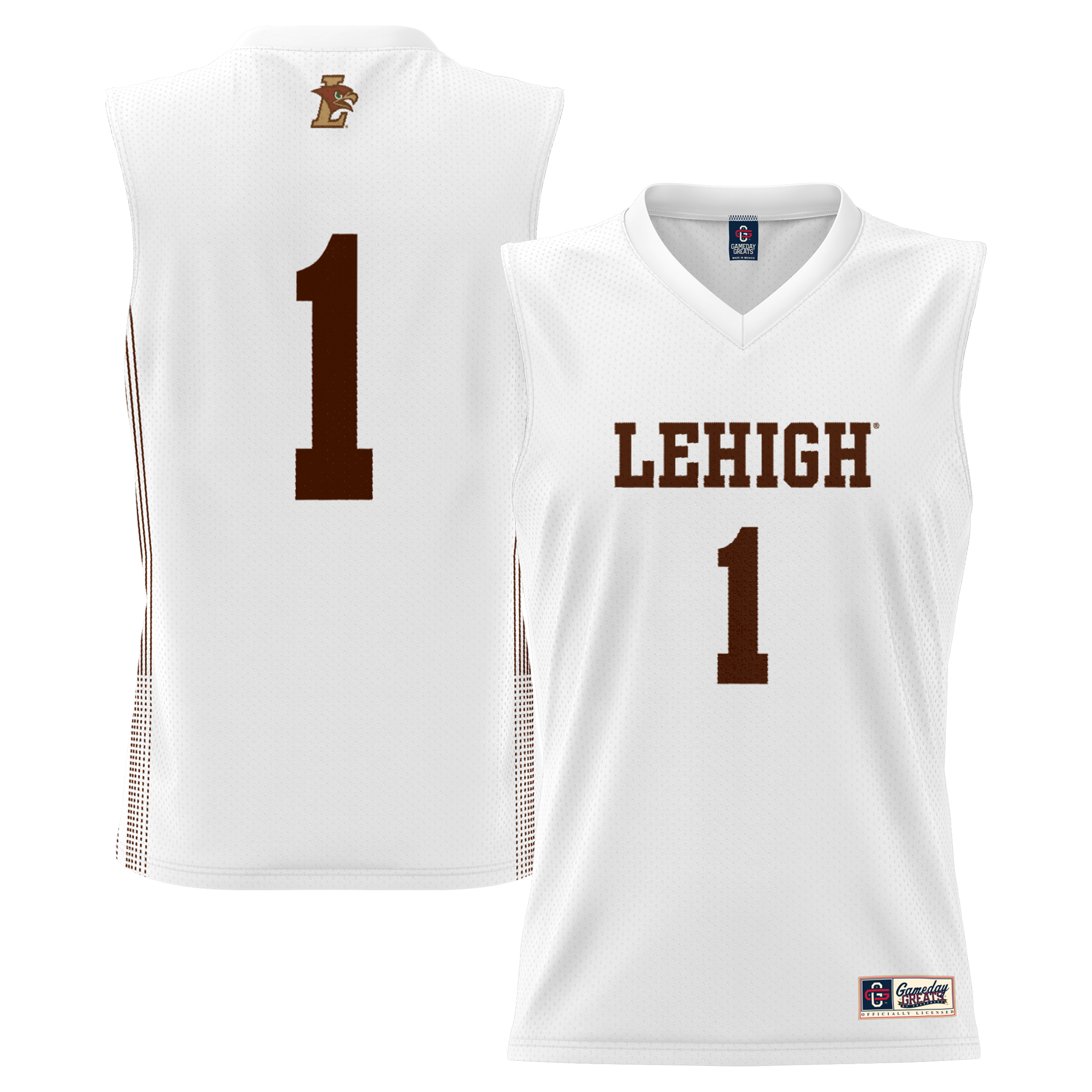 Men's Lehigh Mountain Hawks White Jersey