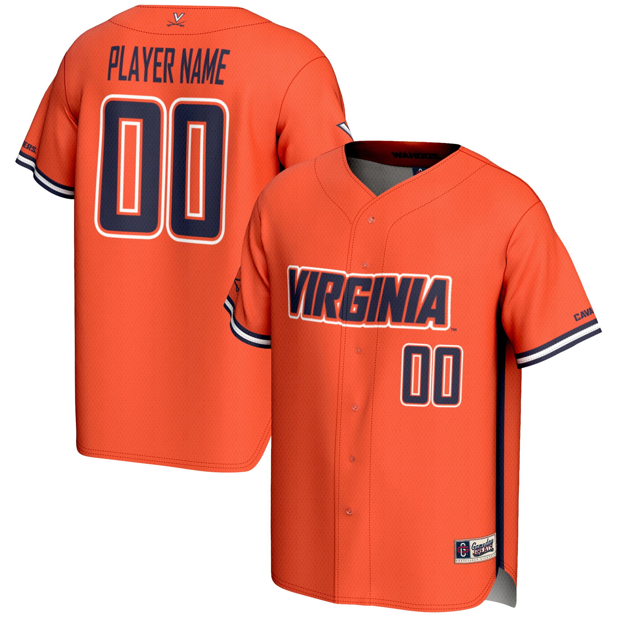 Women's Virginia Cavaliers Orange Player Jersey