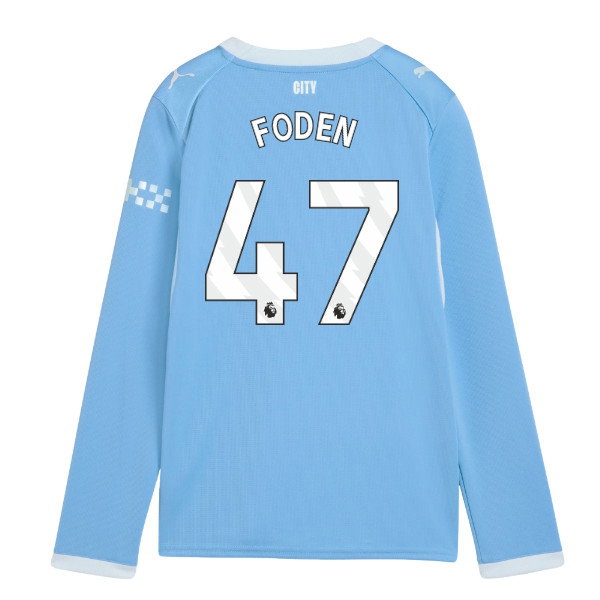 Kids' Man City 2026/27 City Long Sleeve Jersey