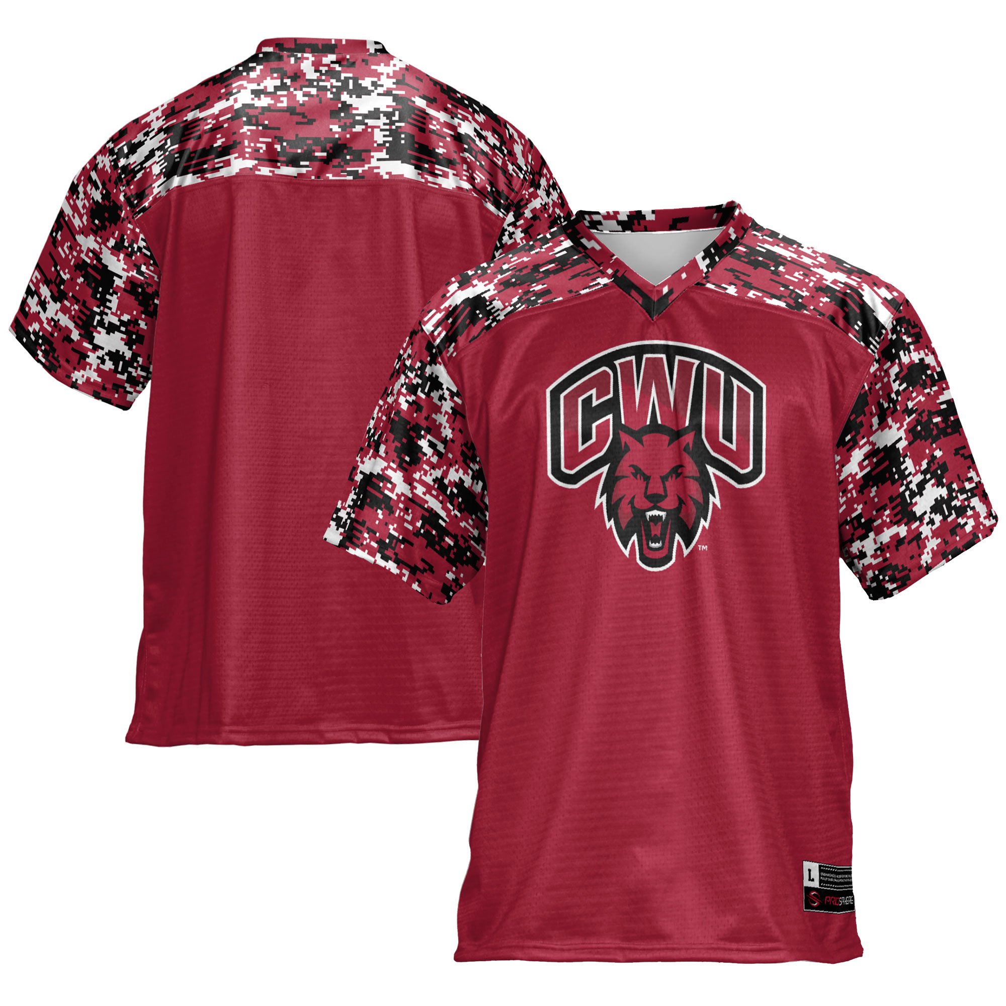 Kids' Central Washington Wildcats Crimson Jersey