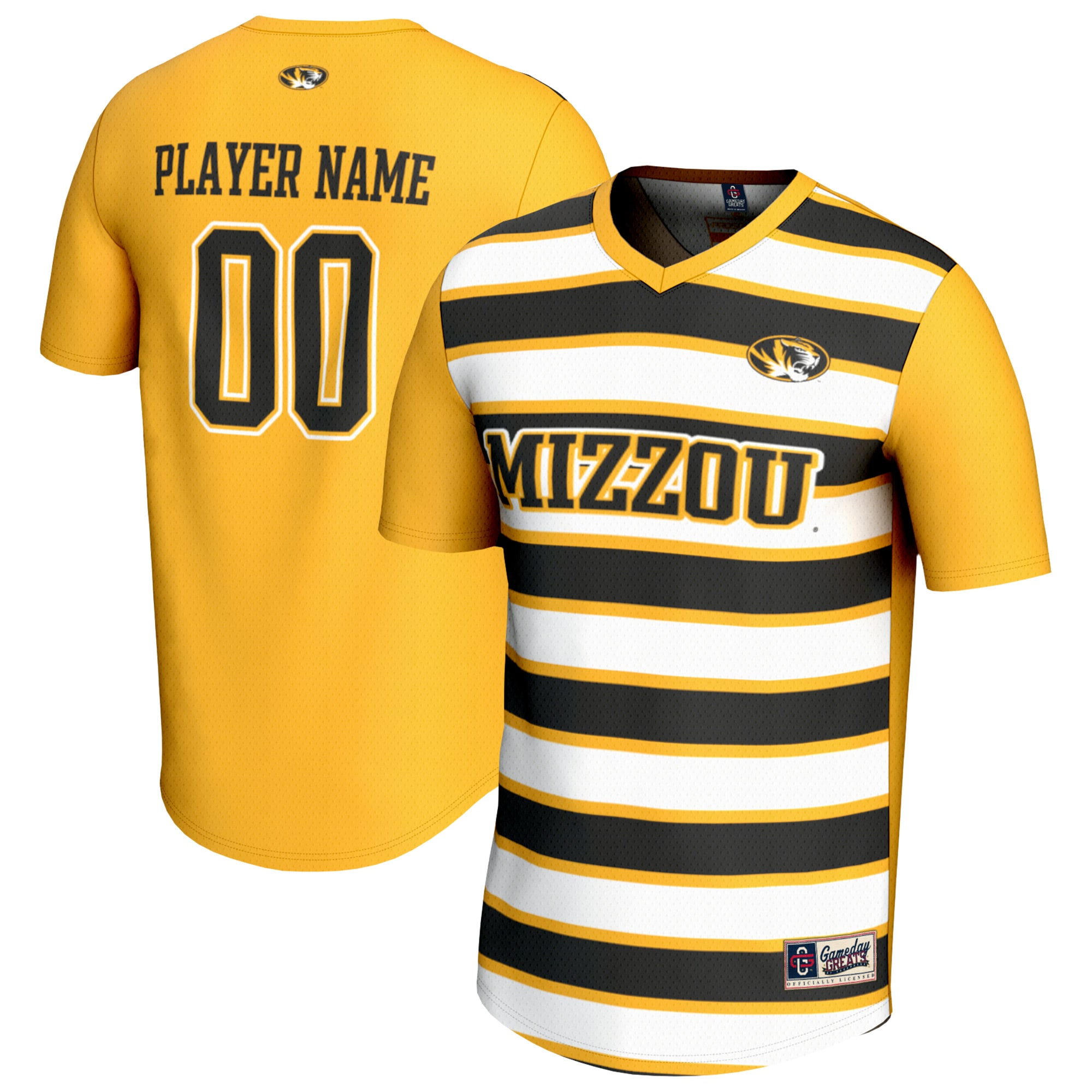 Kids' Missouri Tigers Gold Player Jersey