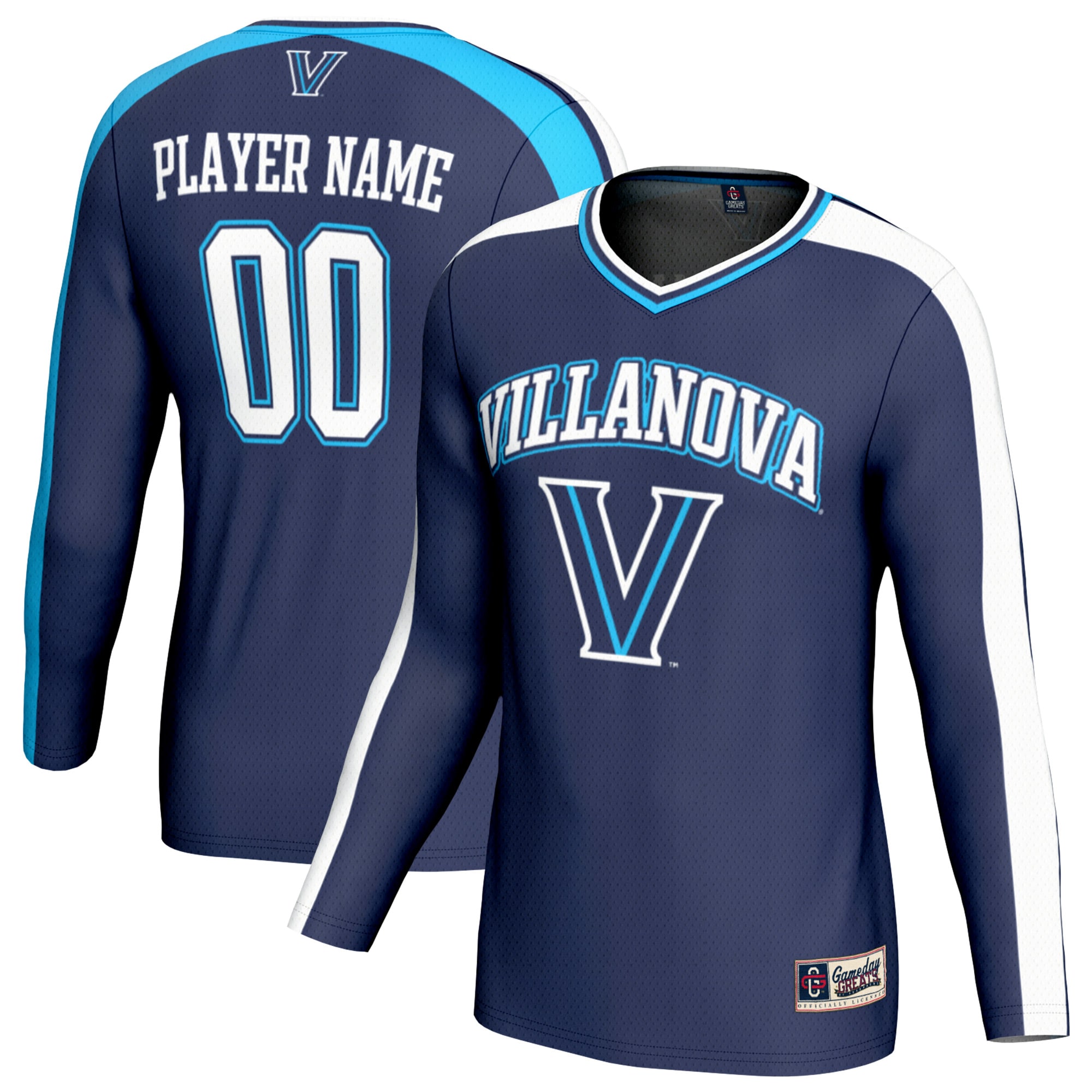 Kids' Villanova Wildcats Navy Player Jersey
