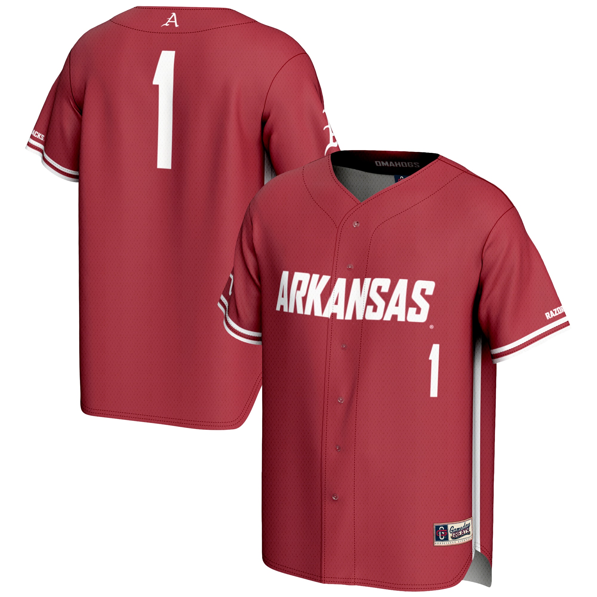 Men's Arkansas Razorbacks Cardinal Jersey