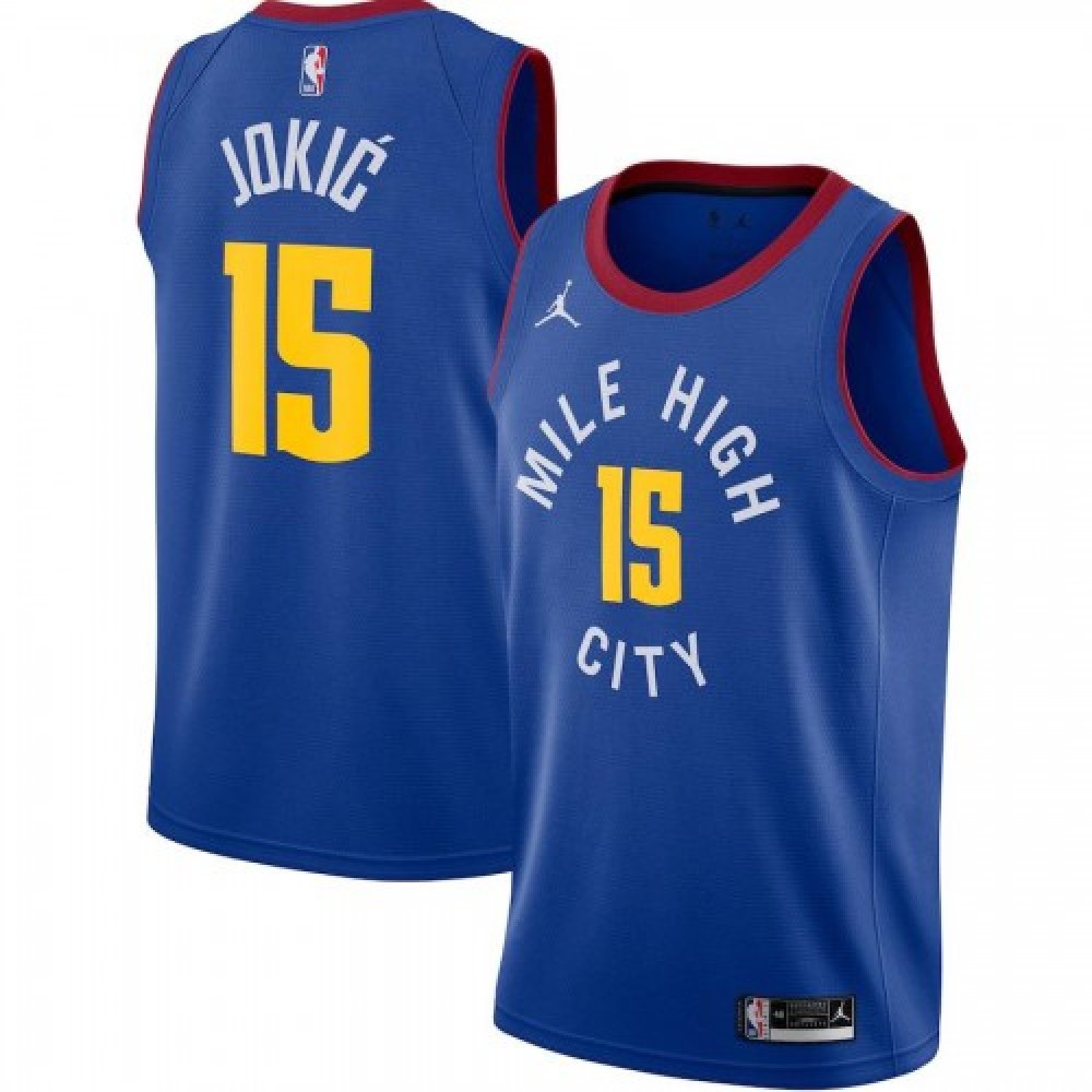 Women's Denver Nuggets 2020/21 Blue Statement Swingman Jersey