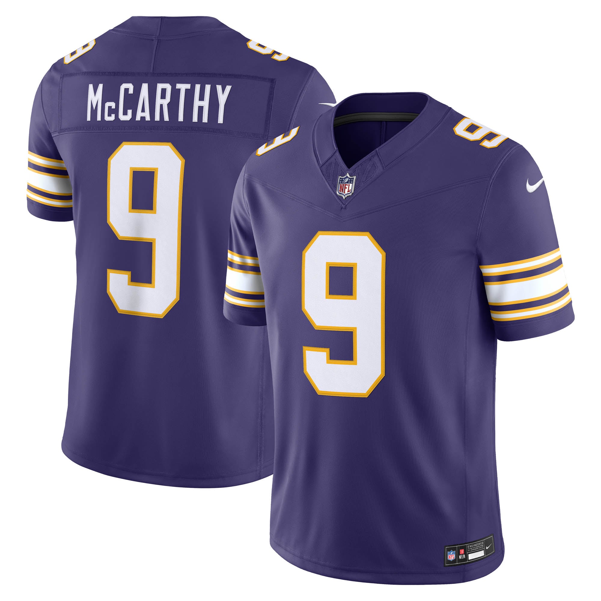 Men's Minnesota Vikings Purple Classic Stitched Limited Jersey