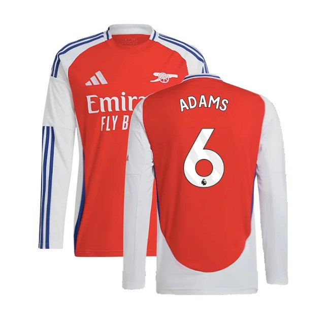 Kids' Arsenal 2024/25 Home Long Sleeve Jersey