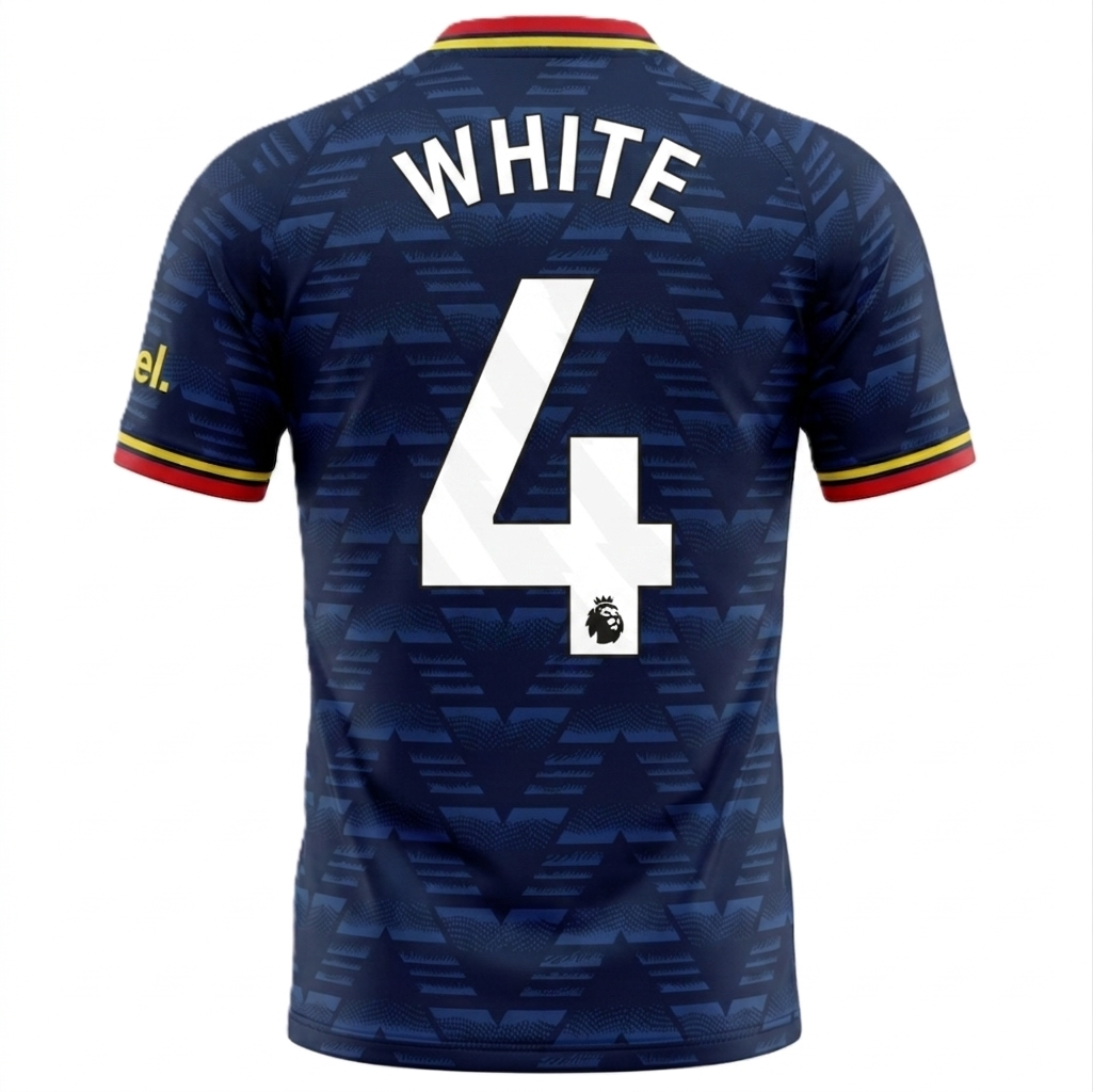 Kids' Arsenal 2026/27 White Away Jersey