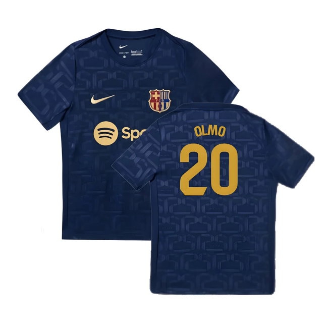 Men's Barcelona 2024/25 Navy Training Jersey