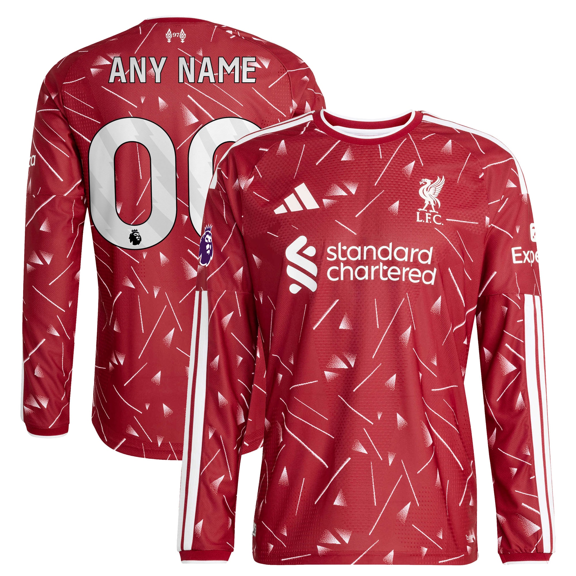 Kids' Liverpool 2026/27 Red Home Long Sleeve Jersey
