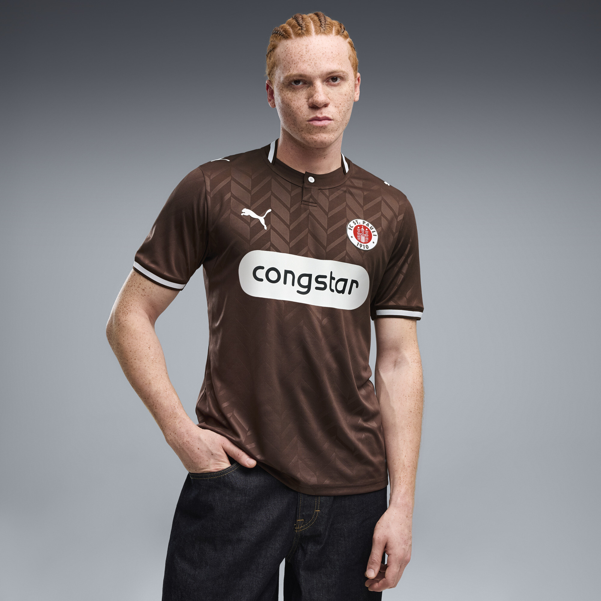 Men's St. Pauli 2026/27 Brown Replica Jersey