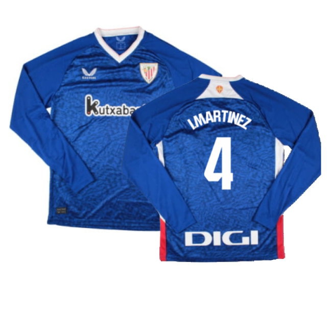 Men's Athletic Bilbao 2024/25 Away Long Sleeve Jersey