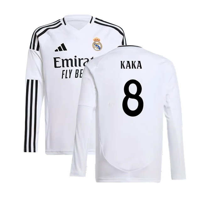 Men's Real Madrid 2024/25 Home Long Sleeve Jersey