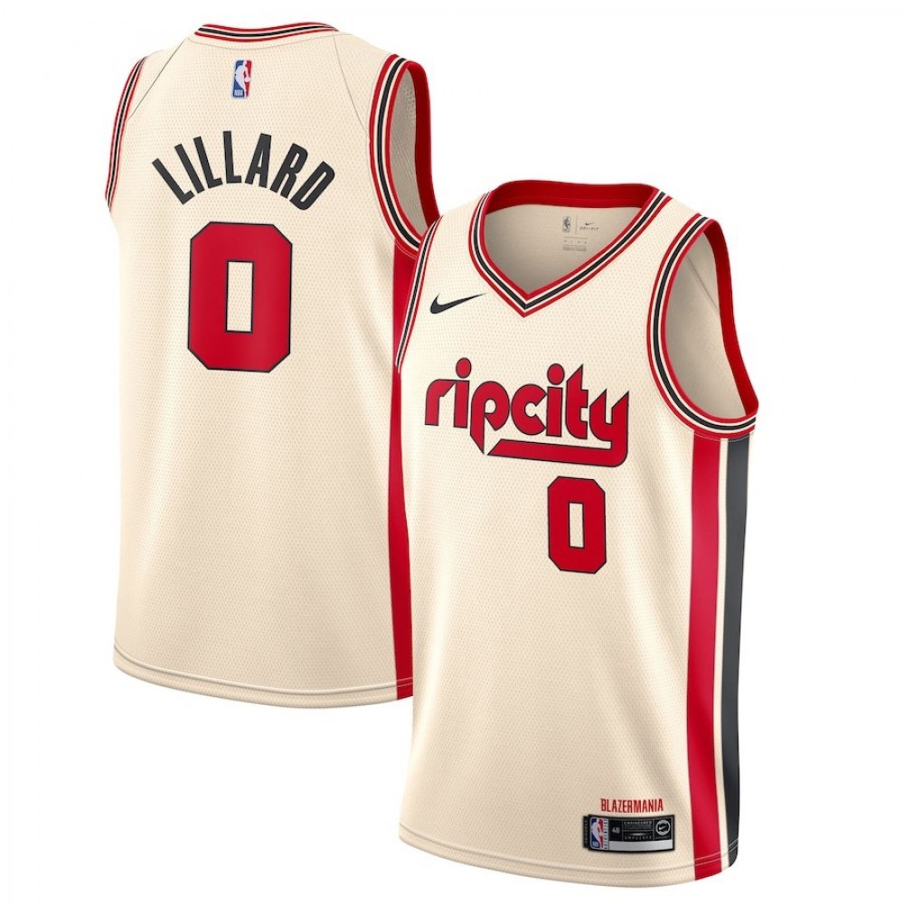 Men's Portland Trail Blazers 2019/20 Cream City Swingman Jersey
