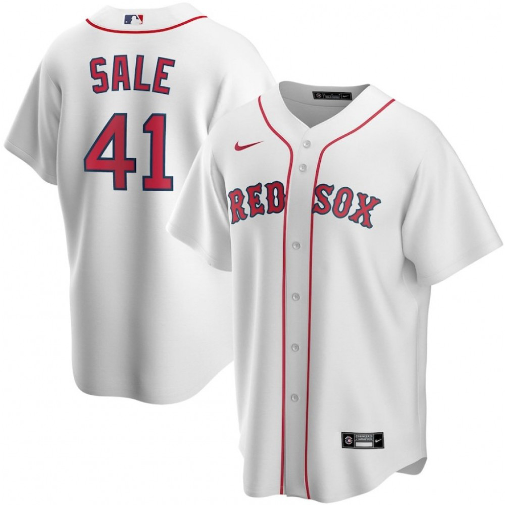 Men's Boston Red Sox 2020 White Alternate Jersey
