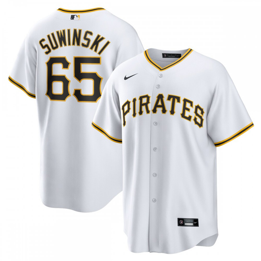 Men's Pittsburgh Pirates White Replica Jersey