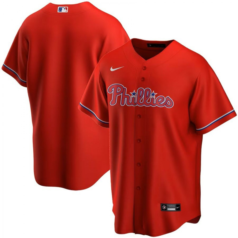 Kids' Philadelphia Phillies Red Replica Jersey