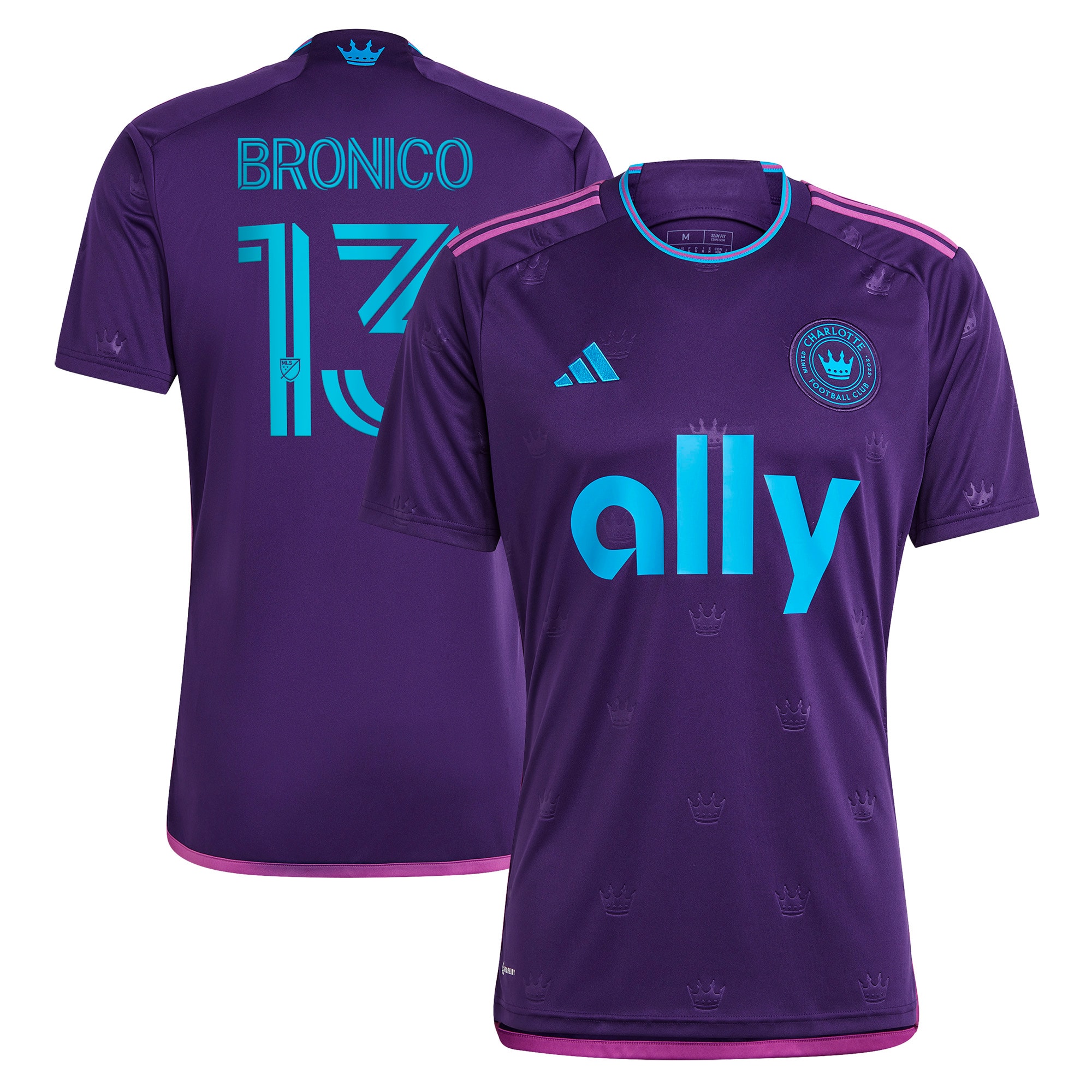 Men's Charlotte FC 2023 Purple Replica Kit